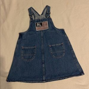 Ralph Lauren denim overall dress